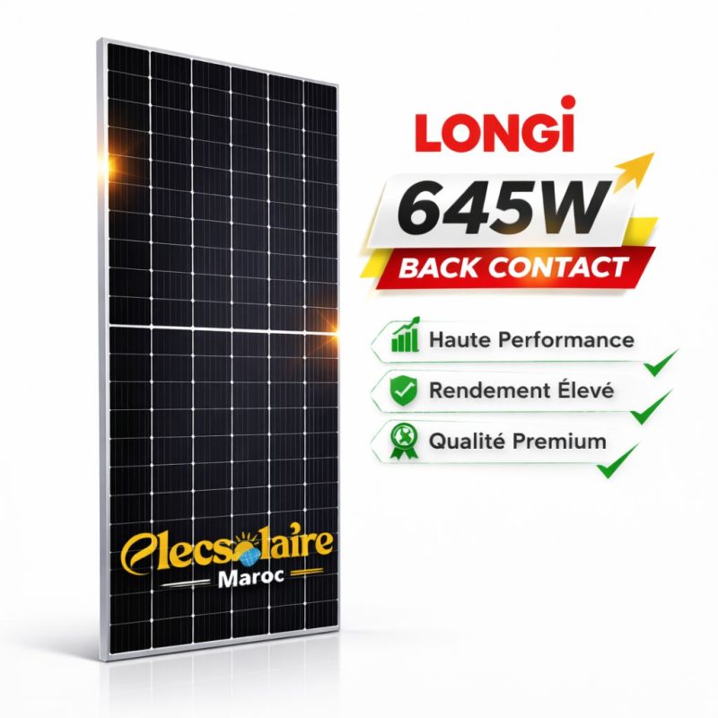 panneaux solaire longi 645w