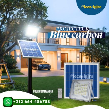 projecteur bleu carbon